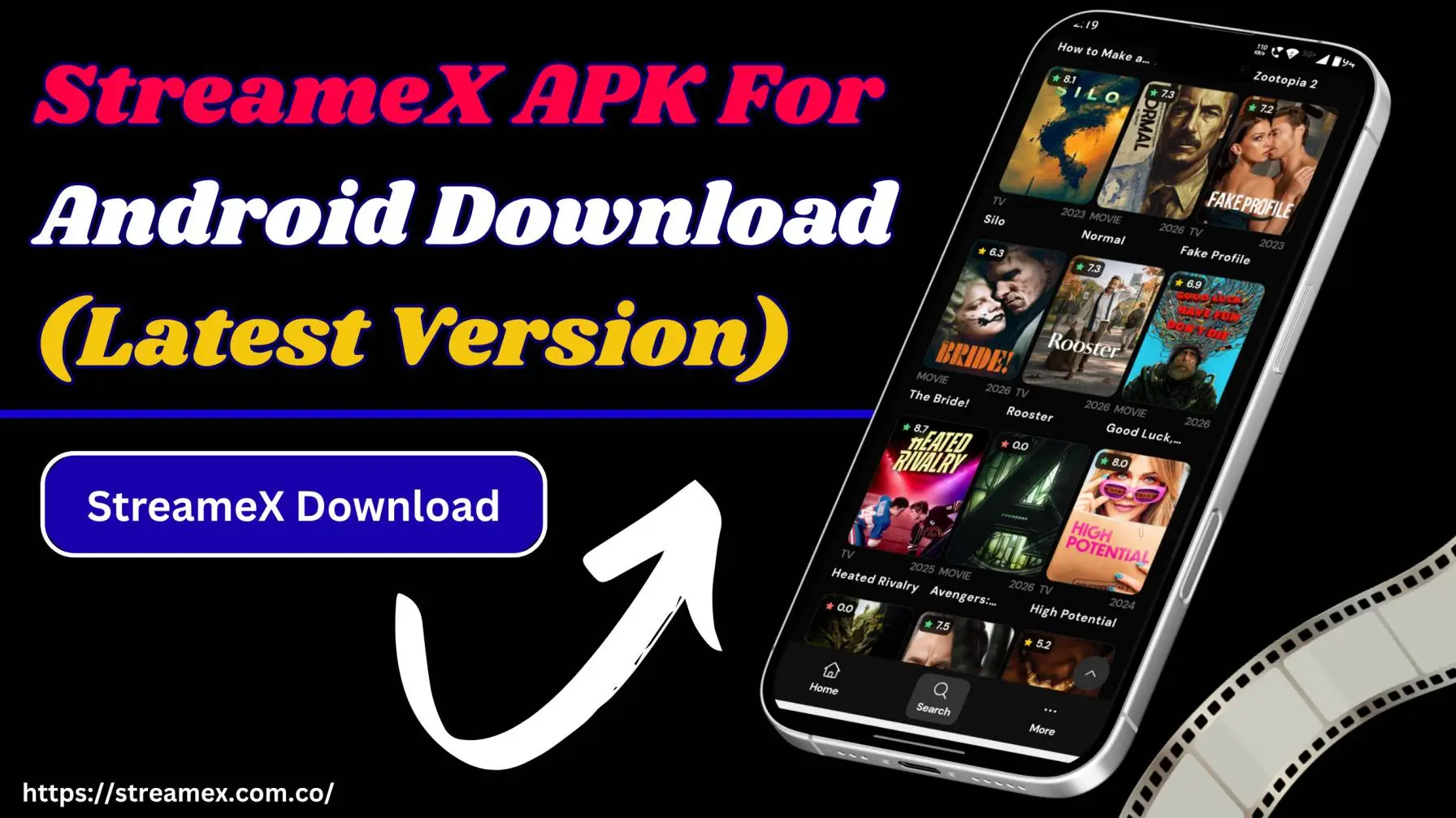StreameX APK For Android Download Latest (2026) Official 2 StreameX APK