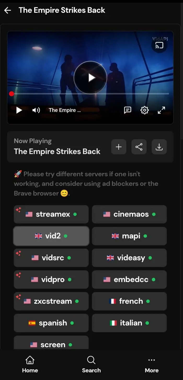 StreameX APK For Android Download Latest (2026) Official 5 StreameX Screenshot 3