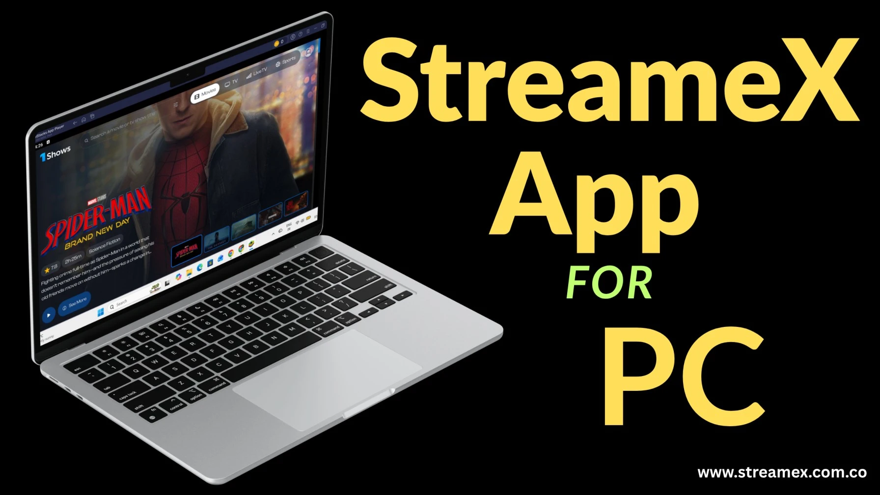 StreameX App For PC - Download for Windows/Laptop 1 StreameX App For PC
